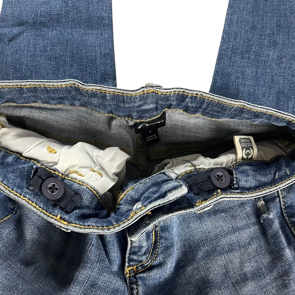 Art Class Distressed Skinny Jeans Girls 8 Blue Denim Casual School - Picture 5 of 16
